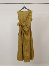 Robe longue à pois ceinturée TDM27125PC15-3