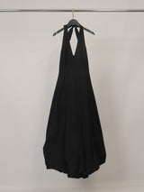 Robe longue dos nu col halter TDM58126PK