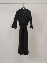 Robe ceinturée manches longues TDM65026