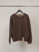 Pull bicolore en laine HYL1877