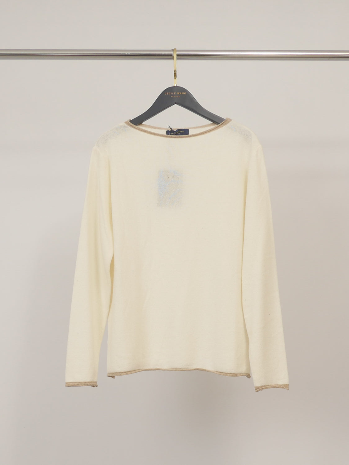 Pull col bateau contrasté HYC6635