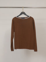 Pull col bateau contrasté HYC6635