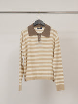 Pull rayé col polo HYC91026