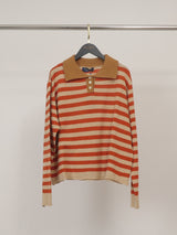 Pull rayé col polo HYC91026