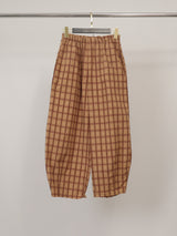 Pantalon à carreaux taille élastiquée – TDM67625-13
