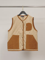 Gilet matelassé contrasté KD9756-2