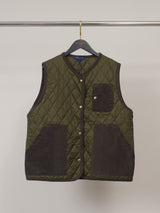Gilet matelassé contrasté KD9756-2