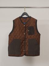 Gilet matelassé contrasté KD9756-2