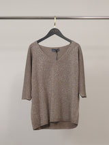 Pull brillant col V CA6951