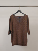 Pull brillant col V CA6951