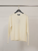 Pull texturé à col rond HYC91025