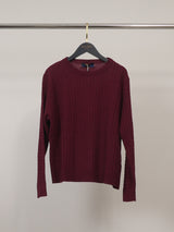 Pull texturé à col rond HYC91025