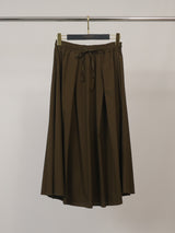 Jupe midi fluide taille élastiquée TDM62726PN