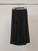 Jupe midi fluide taille élastiquée TDM62726PN