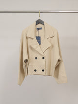 Veste en maille croisée HY30760