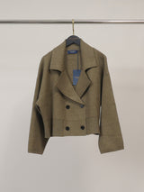 Veste en maille croisée HY30760