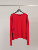 Pull souple à poches plaquées YF17061