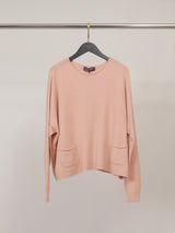 Pull souple à poches plaquées YF17061