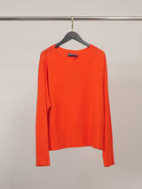 Pull en maille souple à col rond et bas côtelé YF570294