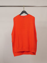 Pull fluide sans manches à fentes YF570190