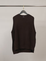 Pull fluide sans manches à fentes YF570190