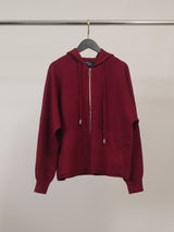 Gilet souple à capuche zippé HY86061