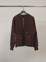 Gilet souple à capuche zippé HY86061
