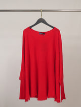 Poncho fluide à franges YF570113