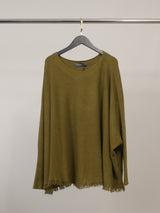 Poncho fluide à franges YF570113