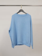 Pull col rond à bords fantaisie YF24189