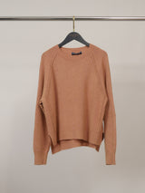 Pull souple col bateau à fentes YF57072