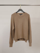 Pull souple col bateau à fentes YF57072