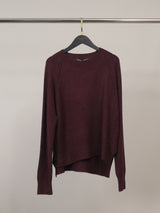Pull souple col bateau à fentes YF57072