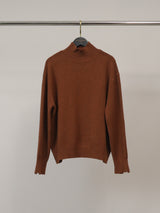 Pull ample à col montant et bords côtelés – DSY9735