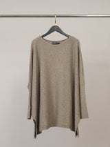 Pull ample en maille souple à bords côtelés – DSY9744