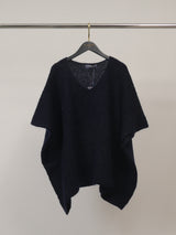 Pull ample en mohair à col V et ligne souple – MCL24036
