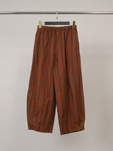 Pantalon large fluide à rayures multicolores – THS67625-24