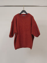 Pull en mohair à manches courtes, ligne ample – MCL24173