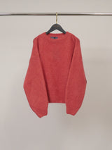 Pull duveteux en mohair mélangé à col rond – MCL23573