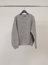 Pull duveteux en mohair mélangé à col rond – MCL23573