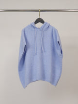 Pull à capuche duveteux en alpaga et laine – MCL26106