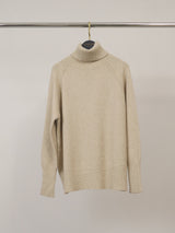 Pull maille douce col roulé à manches raglan – YF570717