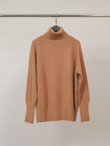 Pull maille douce col roulé à manches raglan – YF570717