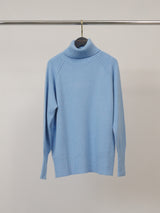 Pull maille douce col roulé à manches raglan – YF570717
