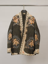 Veste matelassée à imprimé floral — KD88025