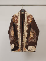 Veste matelassée à imprimé floral — KD88025