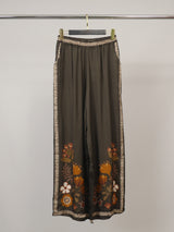 Pantalon satiné fleuri KD9099VS-18