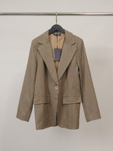 Blazer structuré pied-de-poule – THS55320PO8