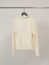 Pull col montant en maille côtelée – HY30709