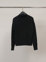 Pull col montant en maille côtelée – HY30709